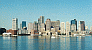 Boston skyline from boat